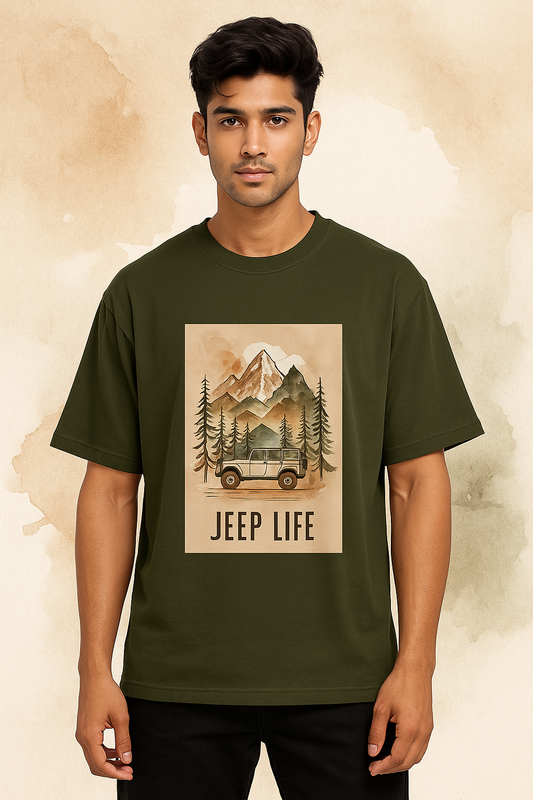 JEEP LIFE -OVERSIZED ADVENTURE TEE